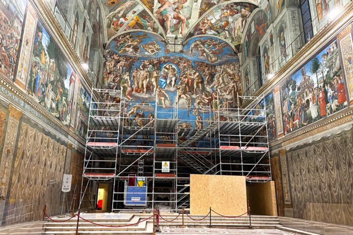 Michelangelo’s “The Last Judgment” fresco to undergo restoration in the Sistine Chapel